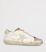 White Leather Super-Star Sneakers