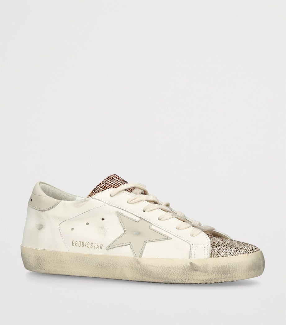 White Leather Super-Star Sneakers