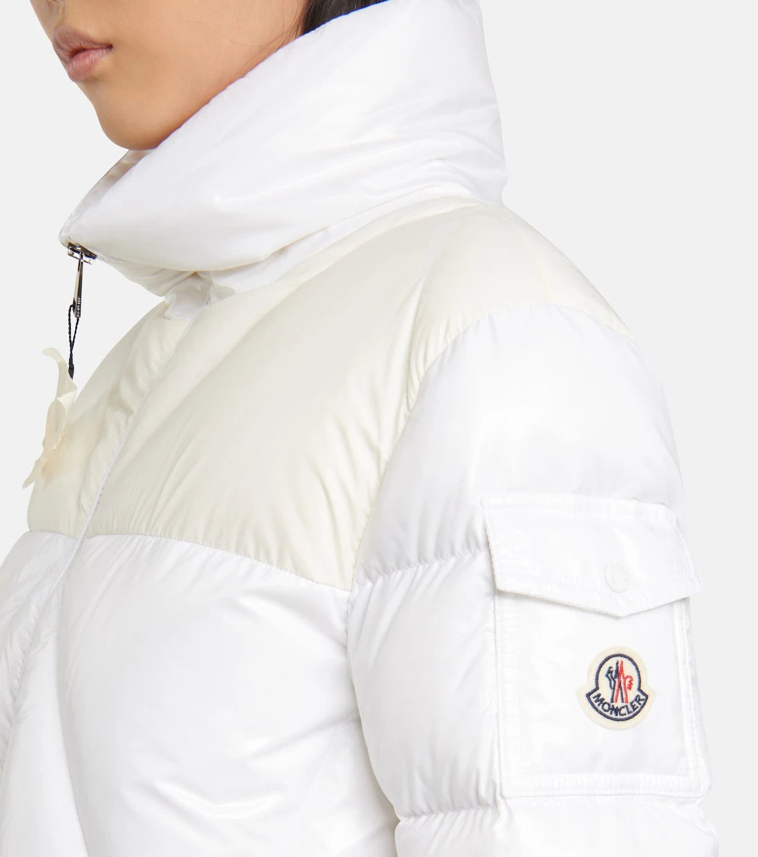 Moncler - Arabette belted down jacket
