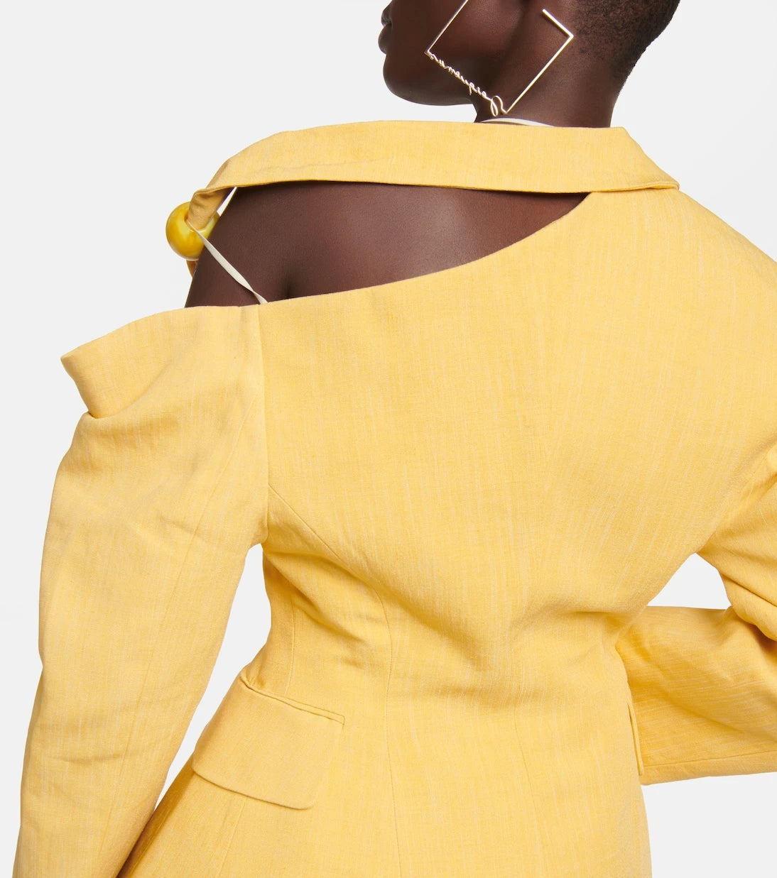 Jacquemus - بليزر La Veste Baska من مزيج الكتان