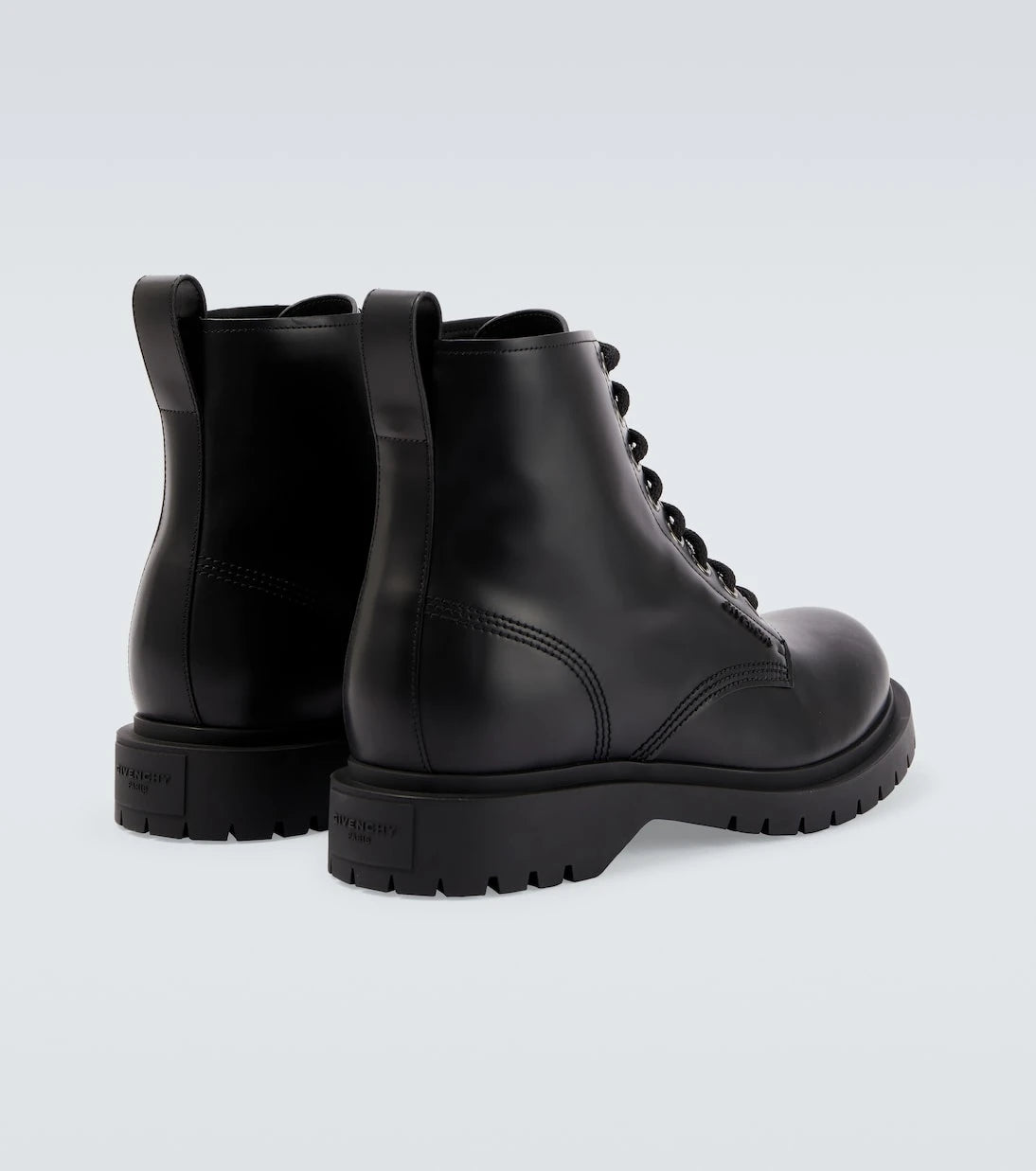 Givenchy - Leather lace-up boots