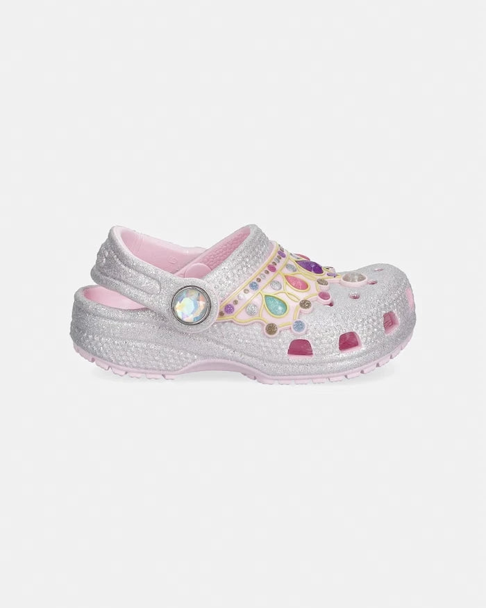 Çocuklar için kapalı burunlu Crocs ayakkabı CLASSIC IAM PRINCESS CLOG T