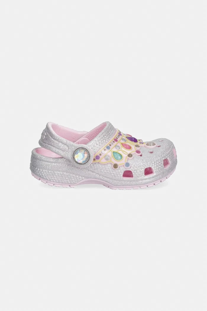 Çocuklar için kapalı burunlu Crocs ayakkabı CLASSIC IAM PRINCESS CLOG T