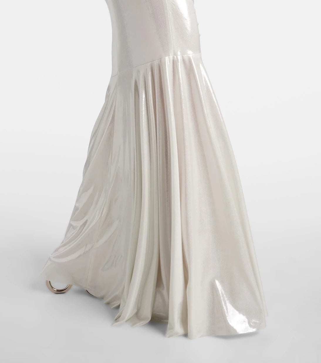 Norma Kamali - Ruched metallic gown