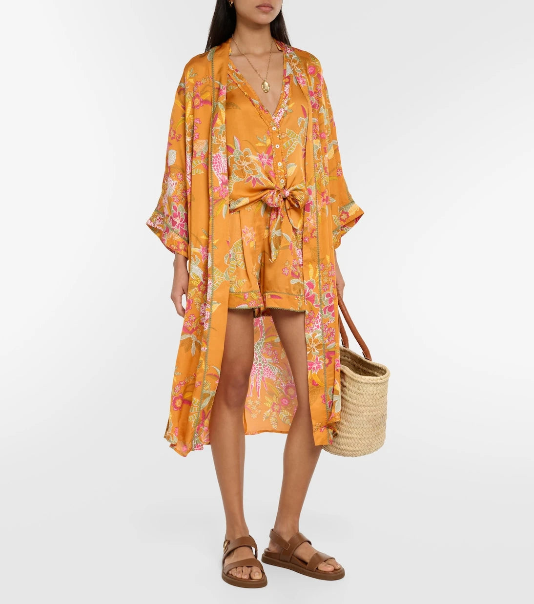 Poupette St Barth - Isabelle floral high-rise shorts