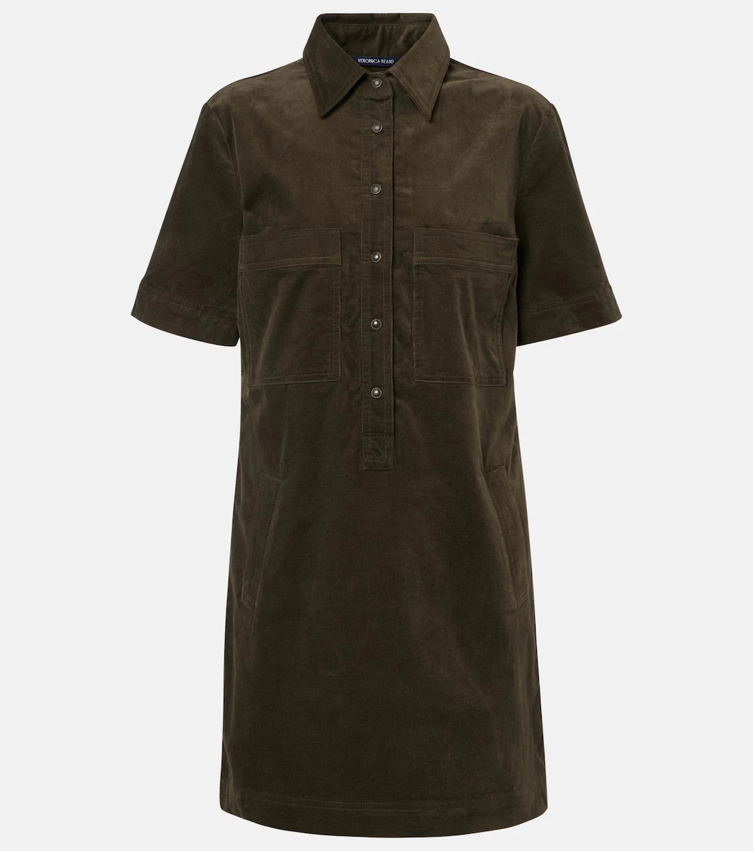 Veronica Beard - Koulis cotton-blend corduroy minidress