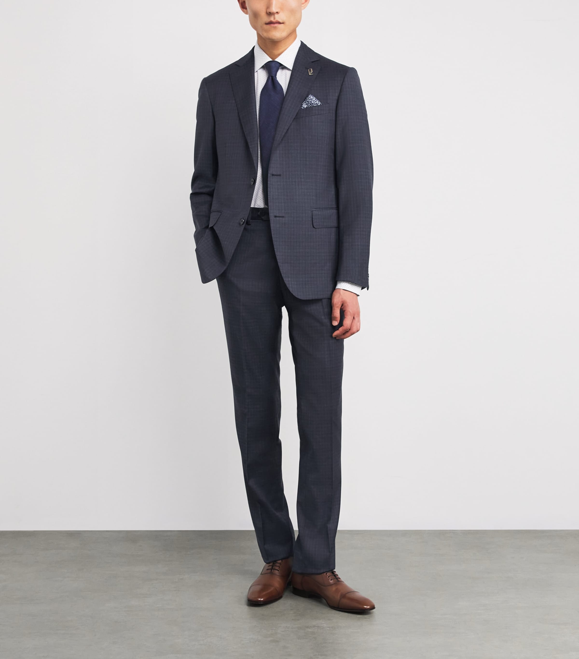 Pal Zileri Wool Check 2-Piece Suit