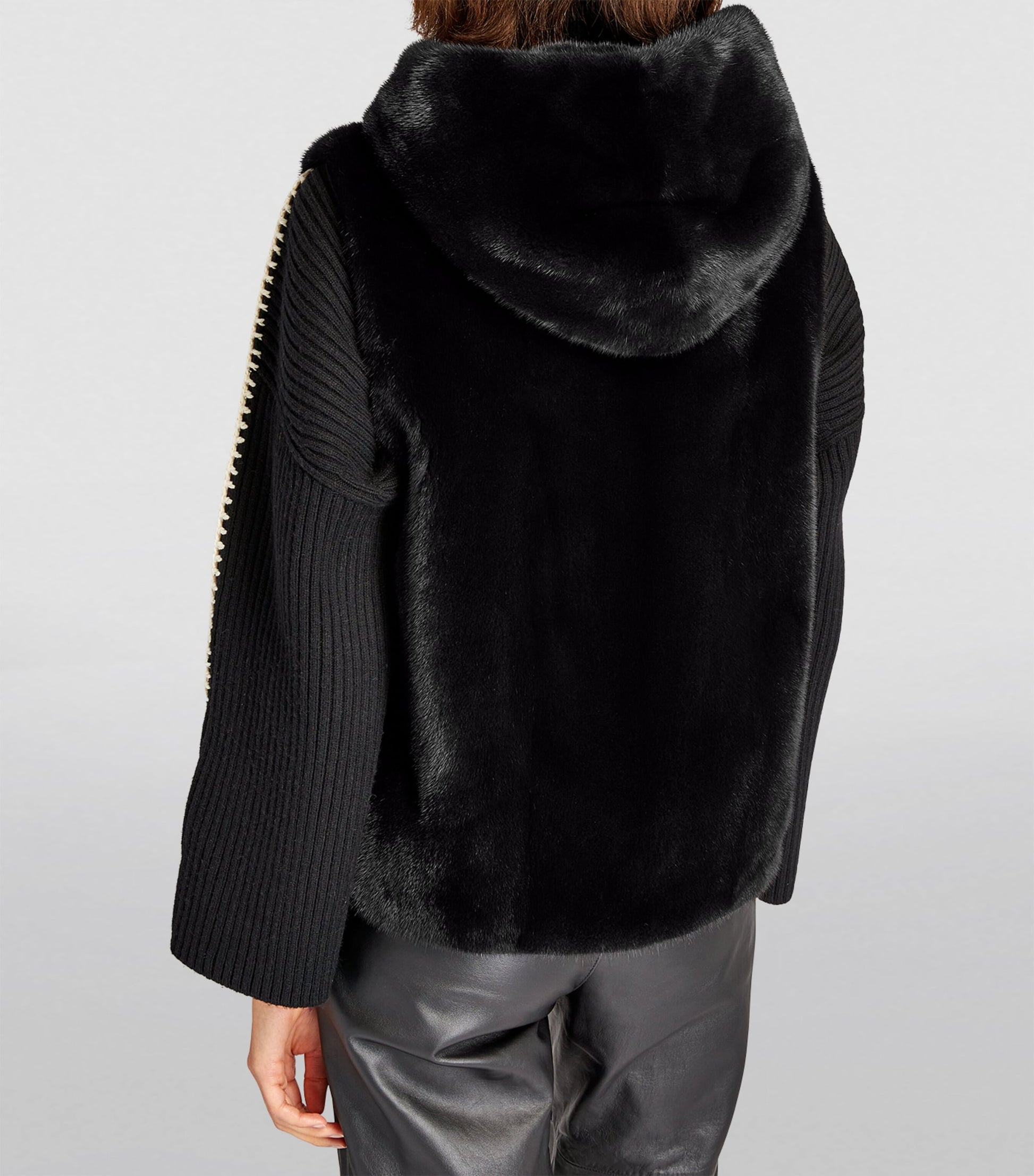 Blue Mink Hooded Gilet