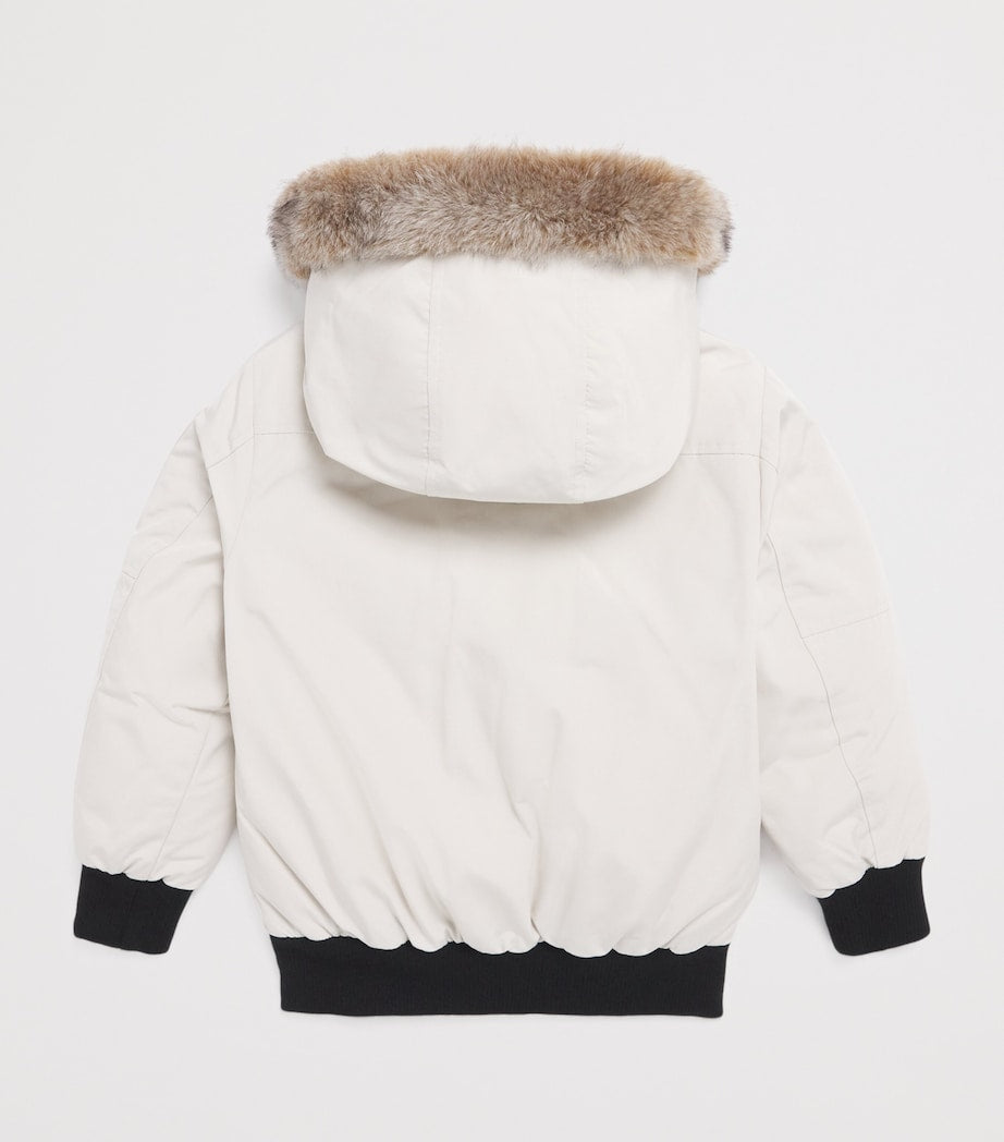 Moose Knuckles Kids Water-Resistant Down-Filled Bomber Jacket (4-18 Years)