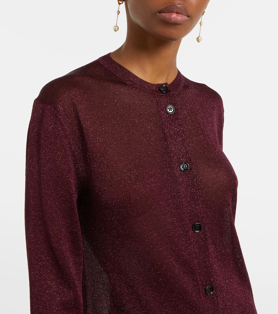 Ferragamo - Lamé cardigan