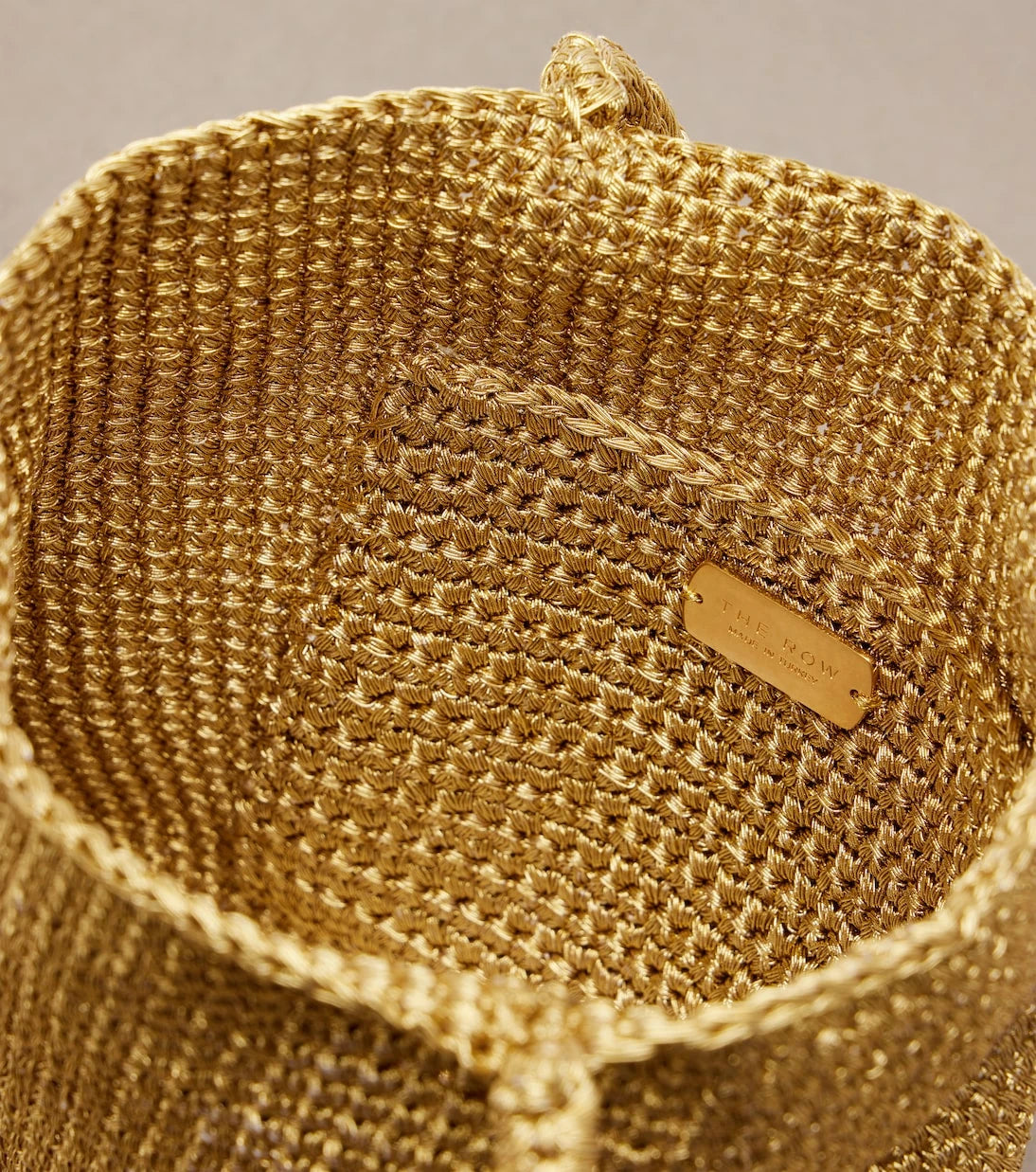 The Row - Cecily Small metallic-effect tote bag