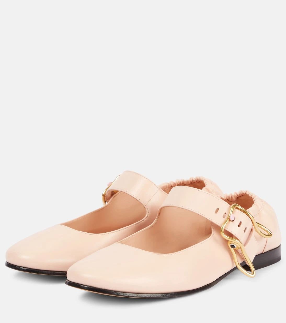 Bottega Veneta - Astaire leather Mary Jane flats