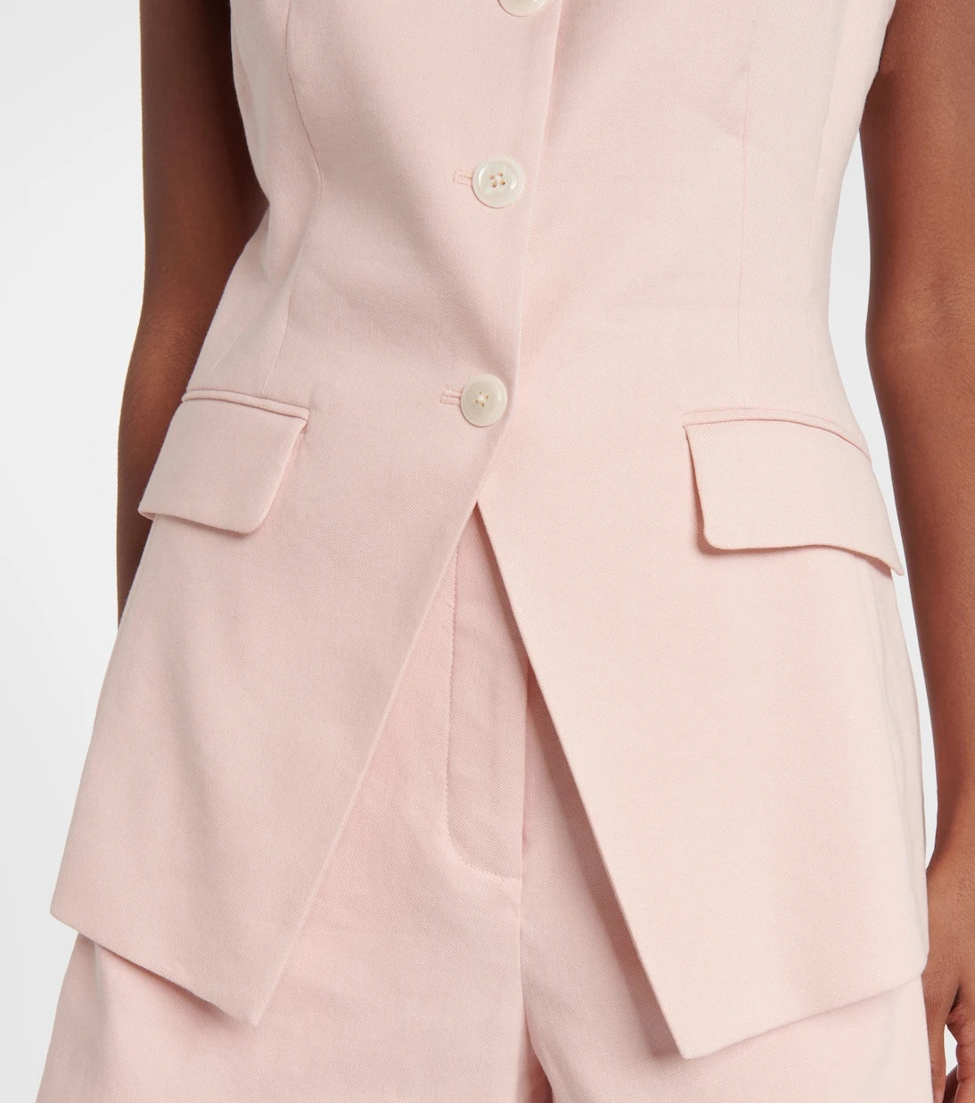 Veronica Beard - Lois linen-blend vest