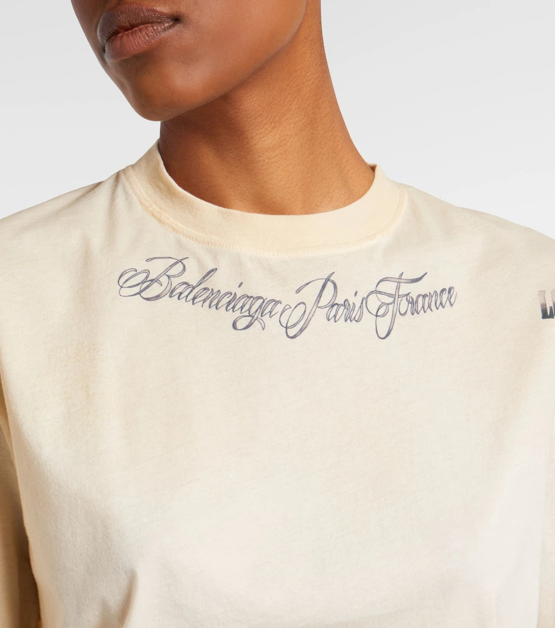 Balenciaga - Printed cotton jersey T-shirt