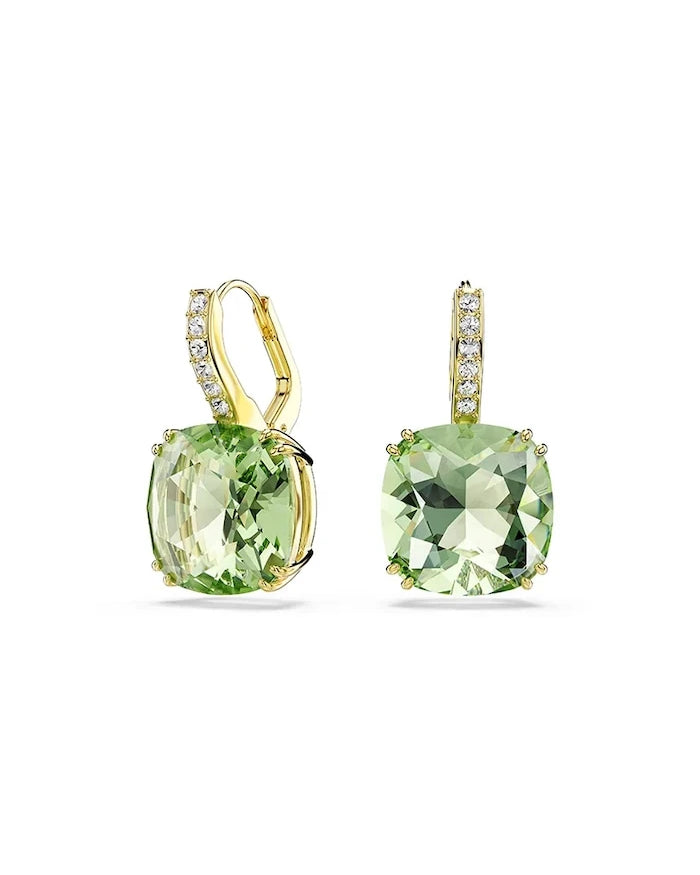 Swarovski kadın altın kaplama Swarovski kristalli MILLENIA küpeler