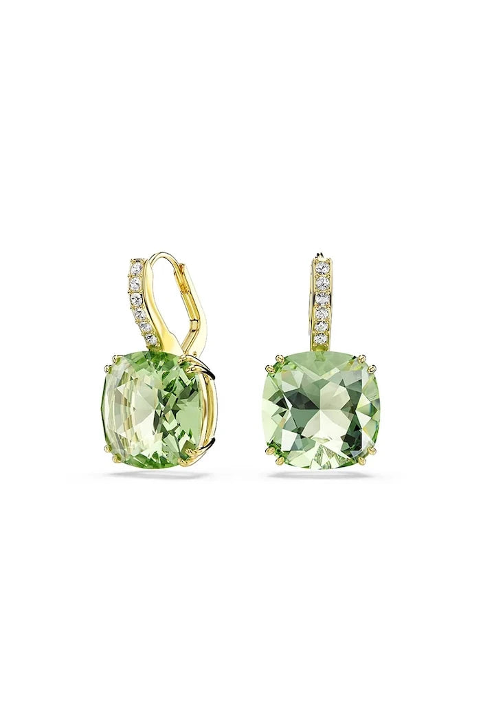 Swarovski kadın altın kaplama Swarovski kristalli MILLENIA küpeler