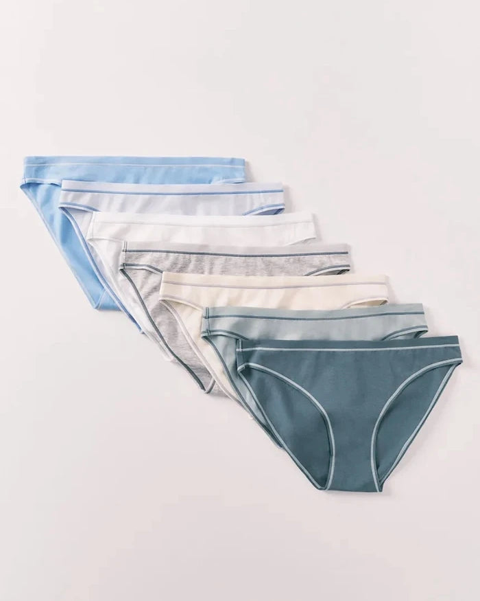 women'secret pamuklu kadın bikini 7'li