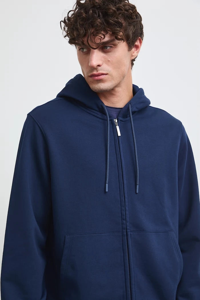 Medicine fermuarlı ve kapüşonlu erkek pamuklu sweatshirt