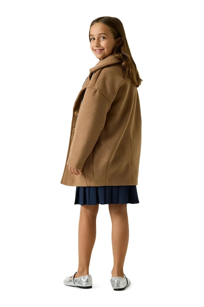 Çocuklar için yün katkılı Guess palto