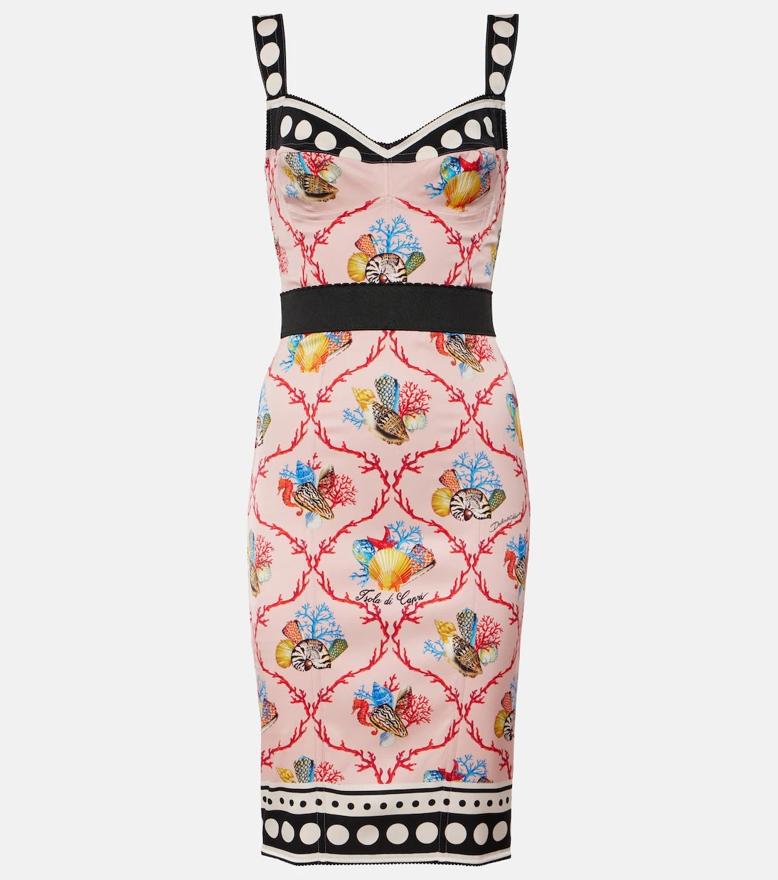 Dolce&Gabbana - Capri printed silk-blend minidress
