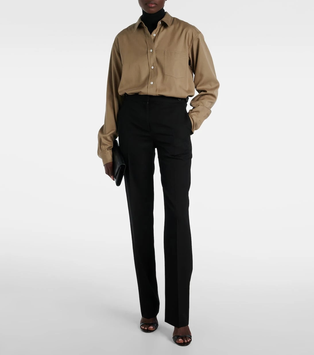 The Row - Jesse mid-rise wool straight pants