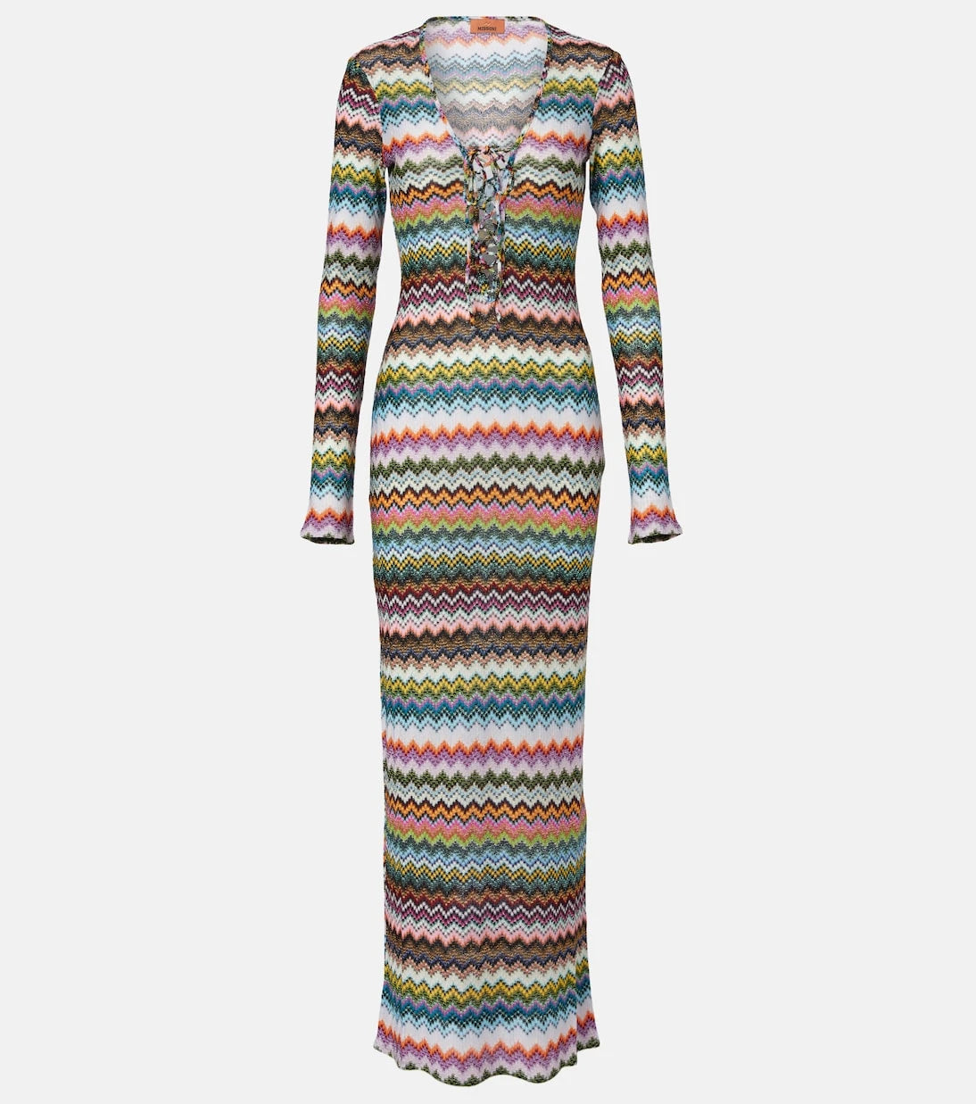 Missoni - Zigzag lamé maxi dress