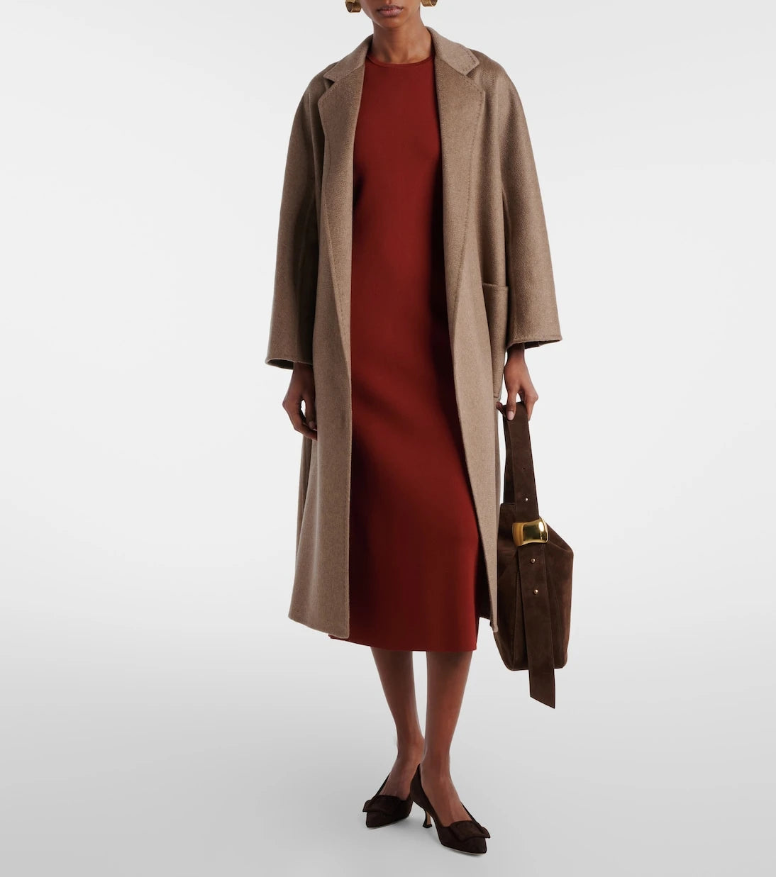 Max Mara - Jersey midi dress