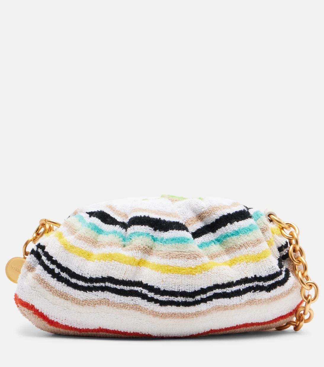 Missoni - حقيبة كلاتش صغيرة بتصميم متعرج
