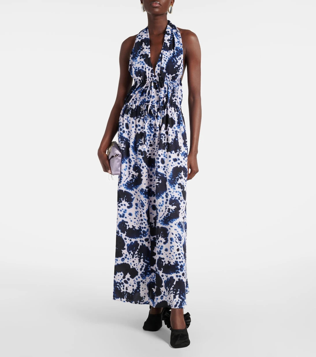 Dries Van Noten - Printed halterneck maxi dress