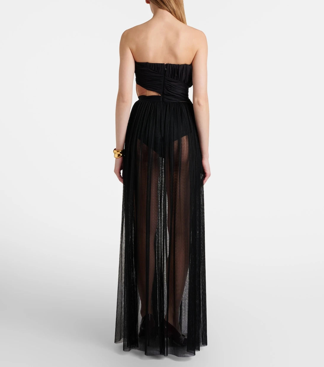 Nensi Dojaka - Semi-sheer gown
