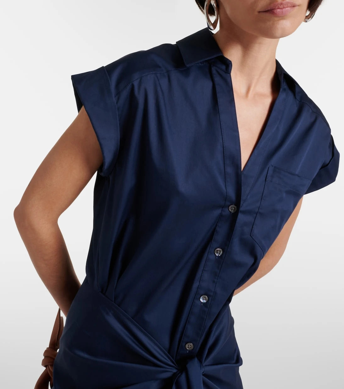 Veronica Beard - Aimee cotton-blend shirt dress