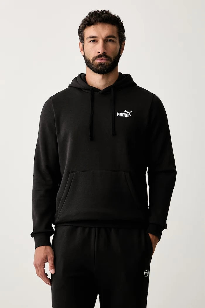 Puma kapüşonlu erkek pamuklu Essentials sweatshirt