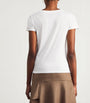 White Pima Cotton V-Neck T-Shirt