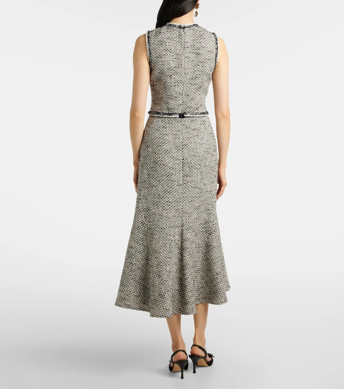 Safiyaa - Andrea tweed midi dress