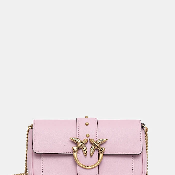 Pinko чанта crossbody дамска от кожа
