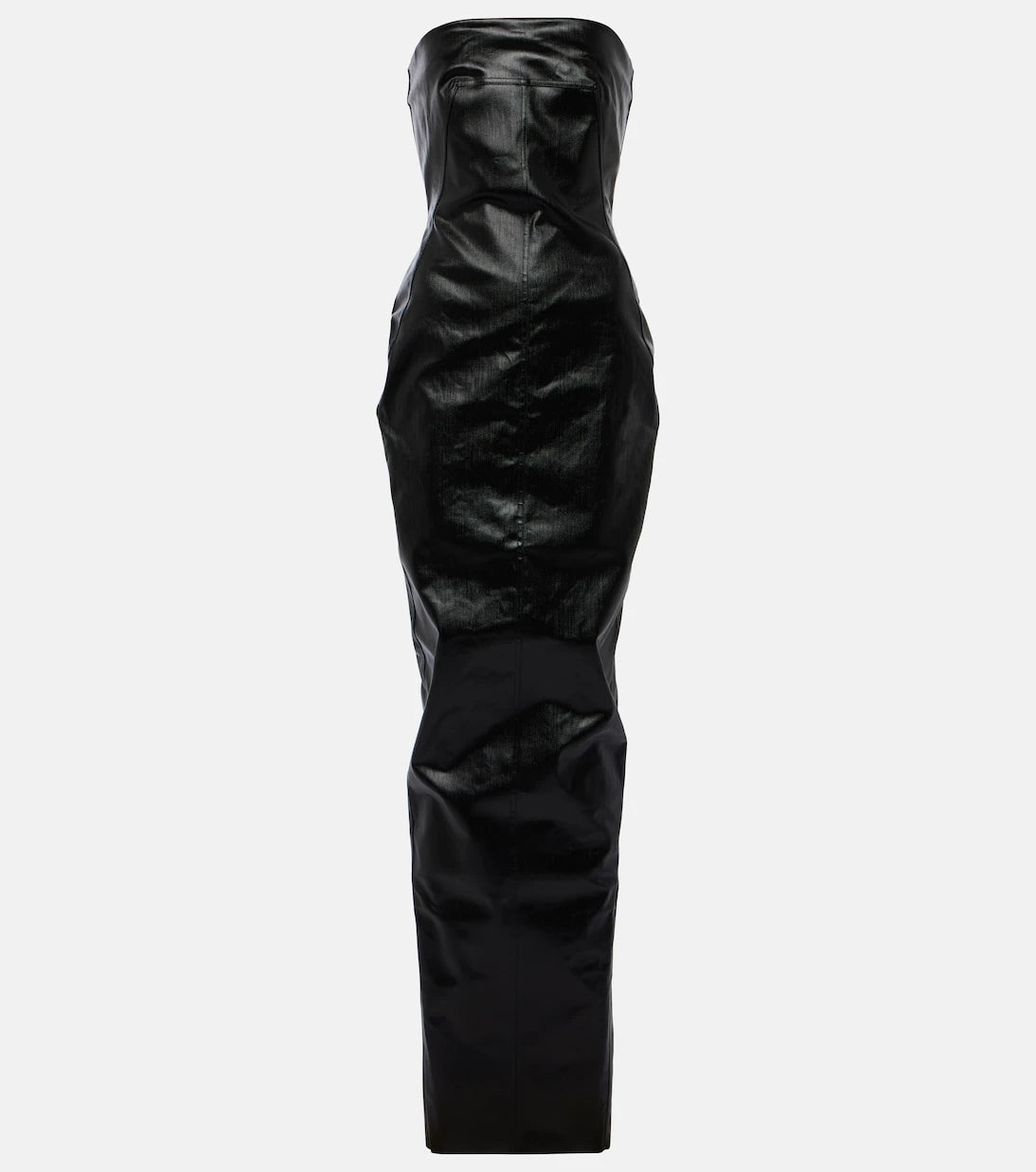 Rick Owens - Denim bustier gown