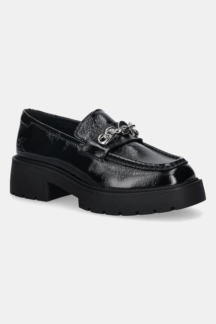 Кожени мокасини Calvin Klein CHUNKY LOAFER HDW LTH