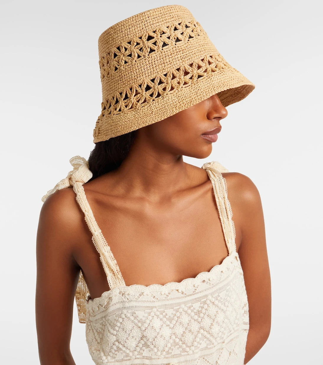 Zimmermann - Raffia bucket hat