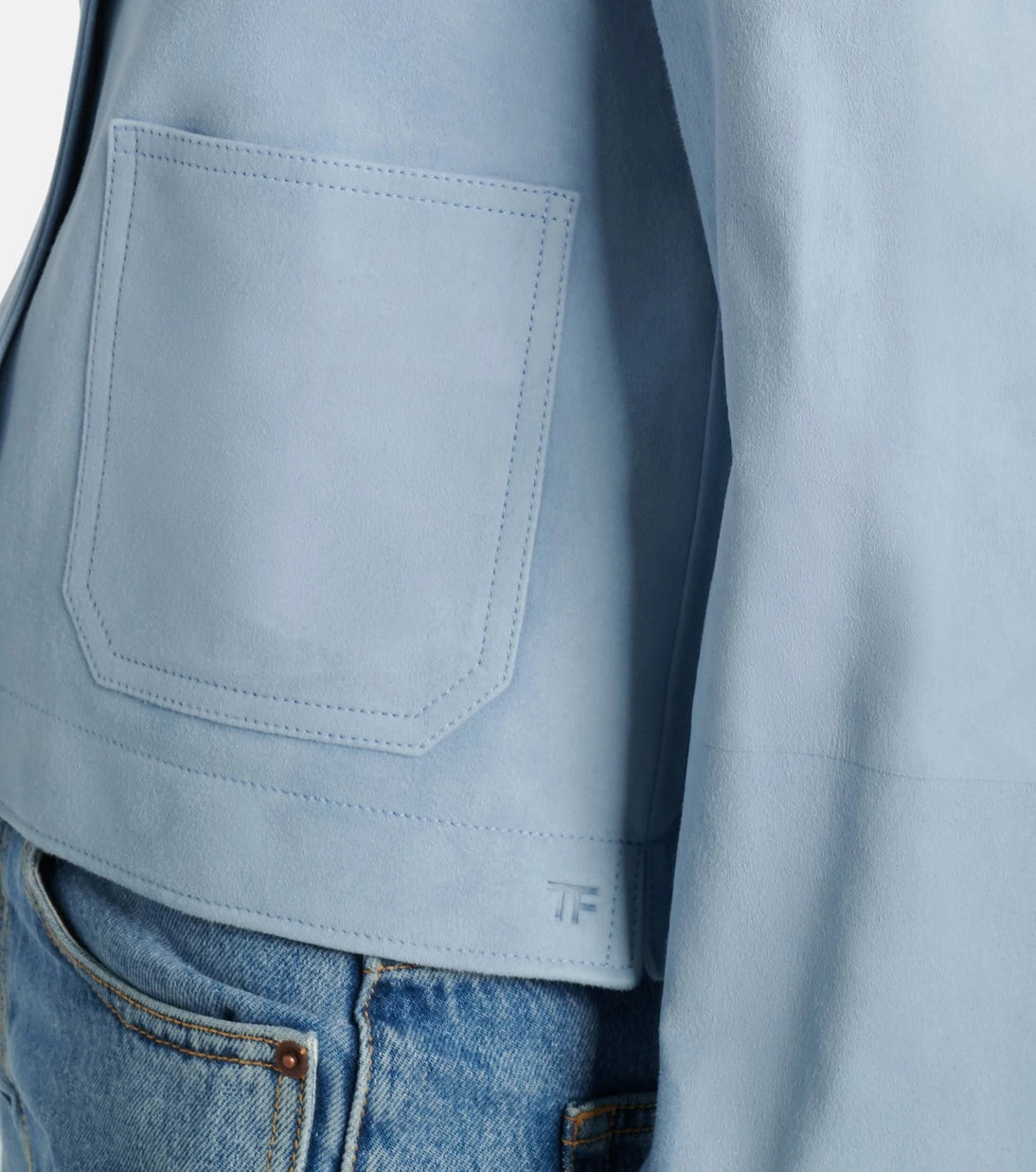 Tom Ford - Cropped suede blouson jacket