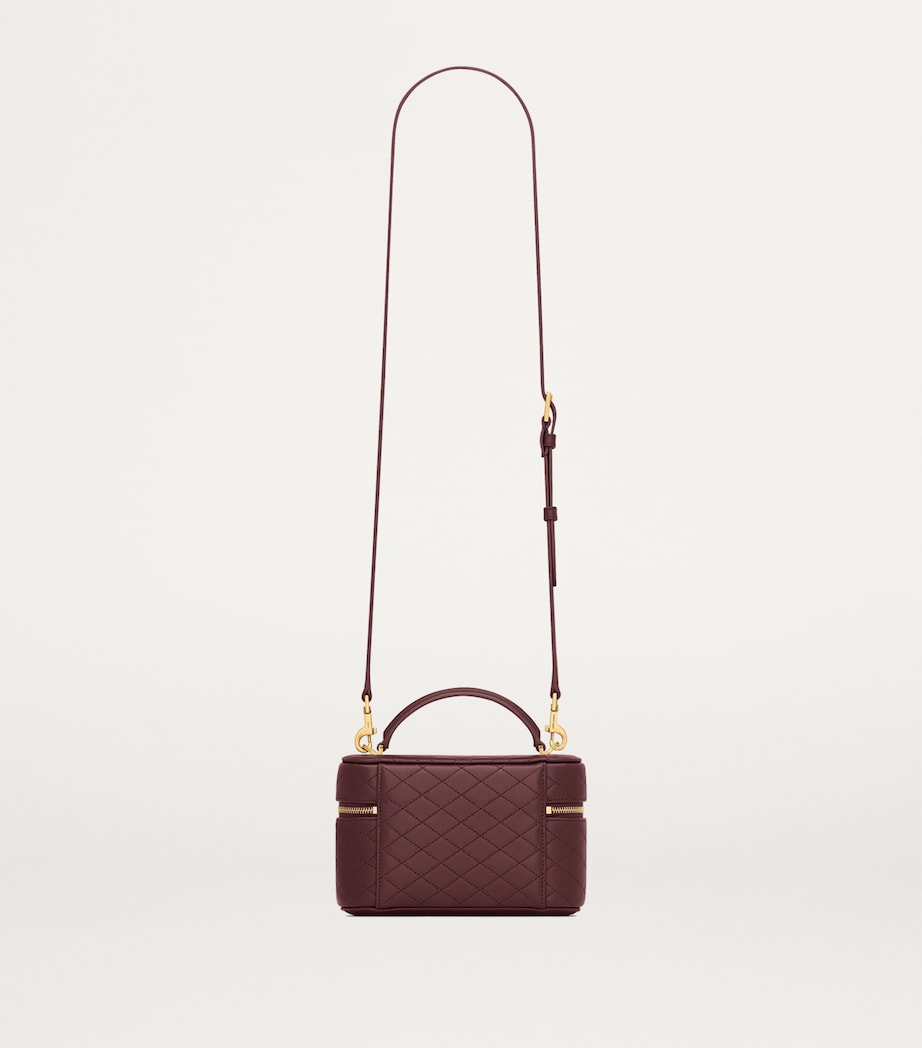 Burgundy Mini Gaby Top-Handle Bag