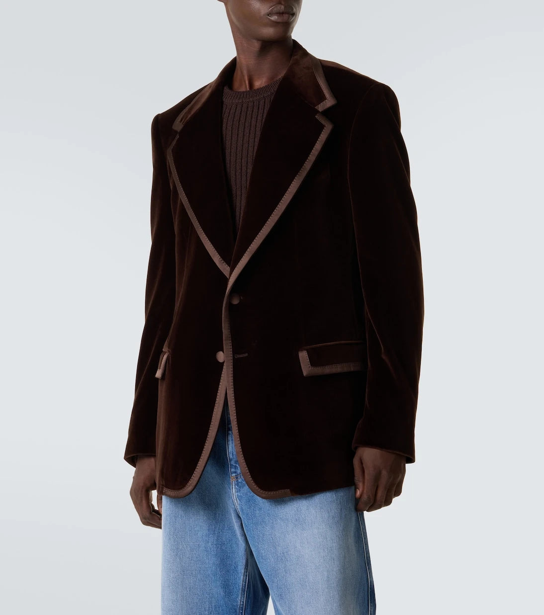 Dolce&Gabbana - Cotton and silk velvet blazer