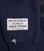 Cotton Logo Paint Hoodie VINTAGE NAVY