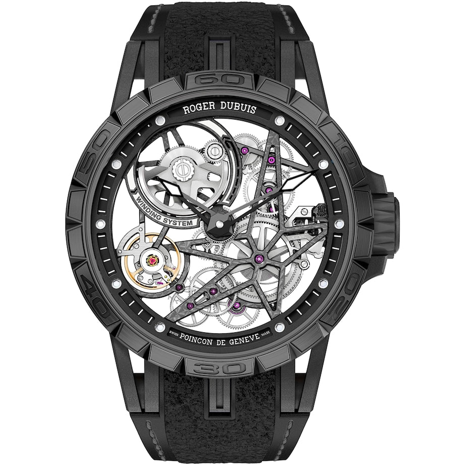 Roger Dubuis x Pirelli Titanium Excalibur Spider Pit Stop Watch 45mm