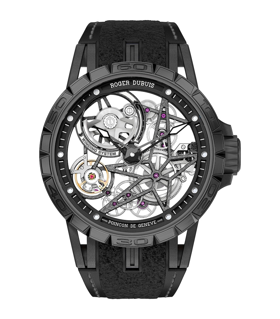 Roger Dubuis x Pirelli Titanium Excalibur Spider Pit Stop Watch 45mm