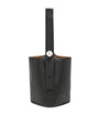 Large Leather Pebble Bucket Bag