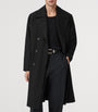 Black Wool-Blend Curran Overcoat