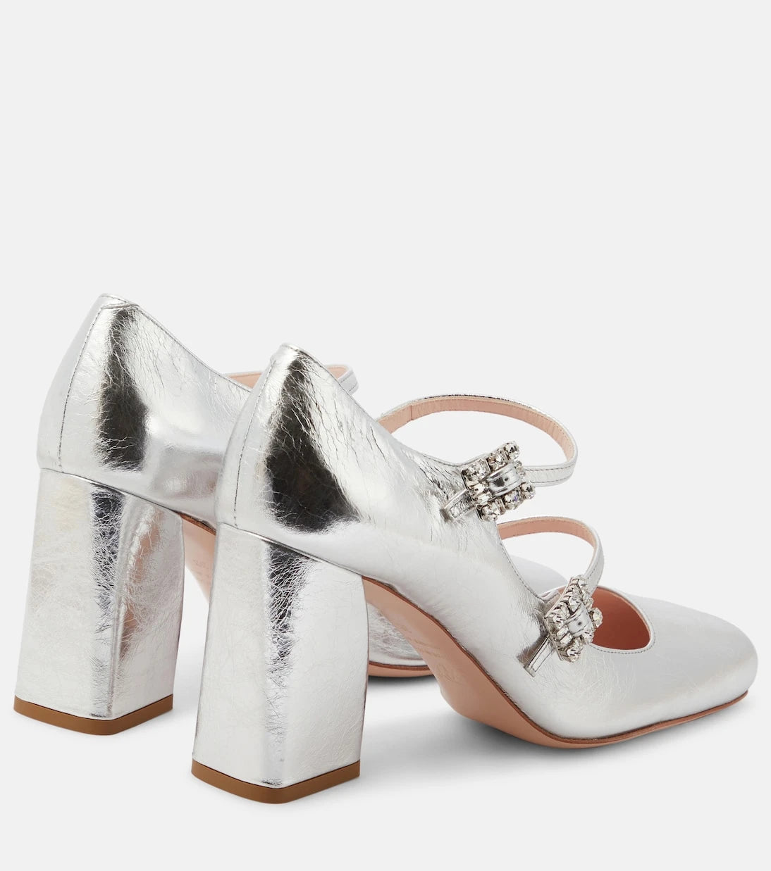 Roger Vivier - Babies Mini Très Vivier leather pumps