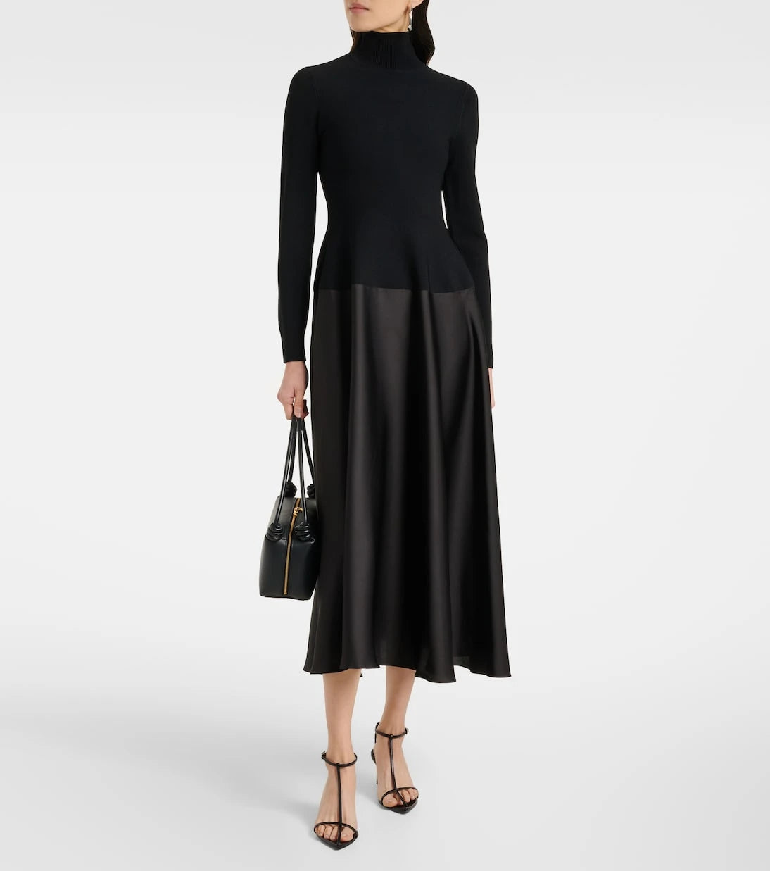 Simkhai - Frances knitted satin midi dress