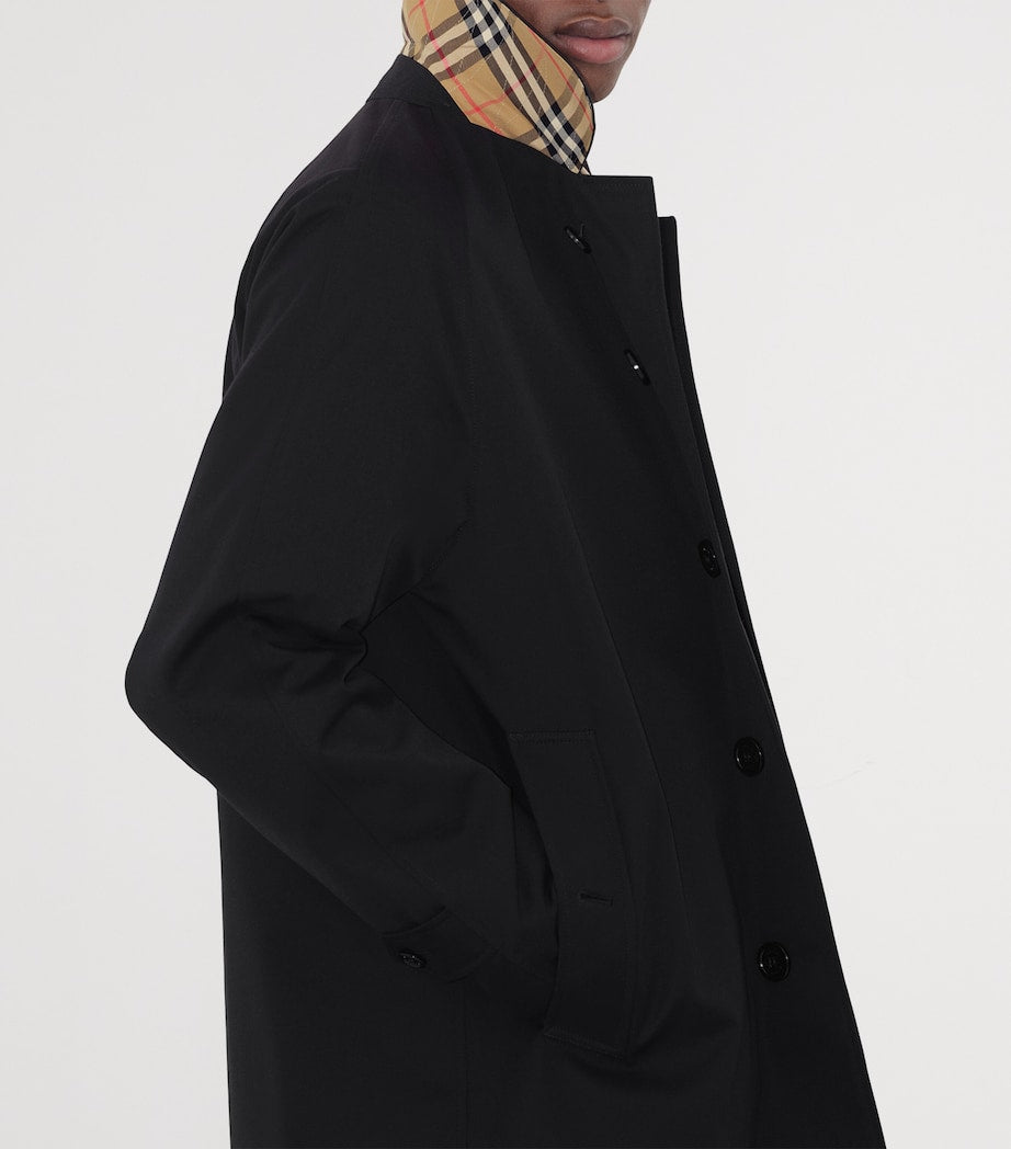 Black Cotton Camden Heritage Short Car Coat