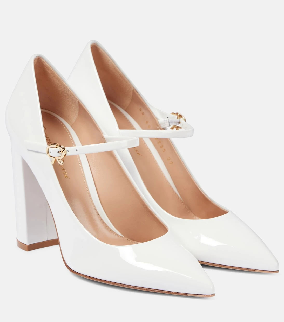 Gianvito Rossi - 100 patent leather Mary Jane pumps